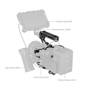 SmallRig 5590 Sony FX2 için Pil Plakalı Gelişmiş Kafes Kiti - Thumbnail