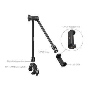 SmallRig 5624 Masaüstü Sihirli Kol Yengeç Şeklinde Kelepçe Kiti - Thumbnail