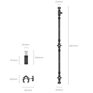 SMALLRİG - SmallRig 5625 Masaüstü Sihirli Kol Yengeç Şeklinde Kelepçe Kiti (1)