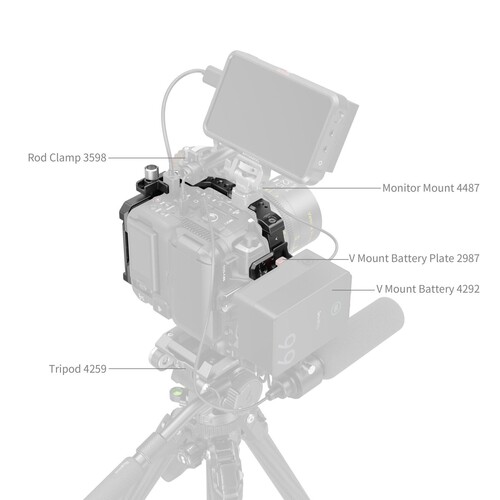 SmallRig 5810 Canon EOS C80 için Kafes