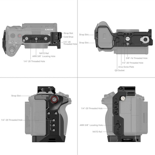 SmallRig 5823 Sony FX3 / FX30 için Kafes Kiti