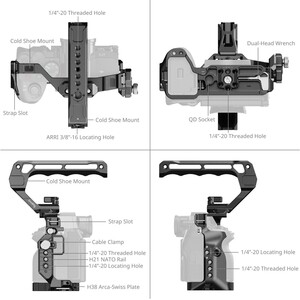 SmallRig 6026 Sony Alpha 7 V / 7R V / 7 IV için Gelişmiş Kafes Kiti - Thumbnail