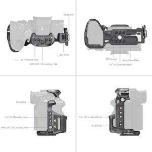 SmallRig 6029 Rhinoceros Sony Alpha 7 V / 7R V / 7 IV için Kafes - Thumbnail