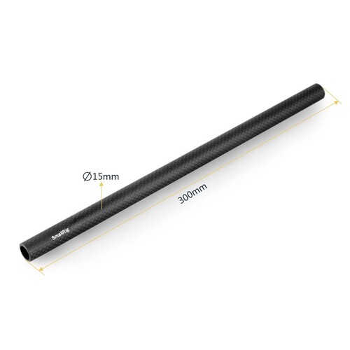 SmallRig 851 15mm Karbon Fiber Çubuk - 30cm 12 inç (2 adet)