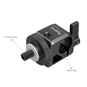 SMALLRİG - SmallRig 860B Tek 15mm Raylı Blok (1)