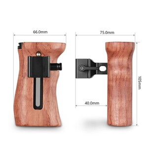 SmallRig - SmallRig 2187B Ahşap NATO Yan Sap (1)