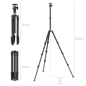 SmallRig 4059 AP-20 Orta Sütunlu Karbon Fiber Tripod - Thumbnail
