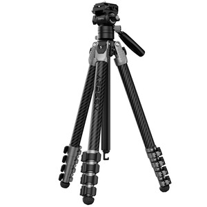 SMALLRİG - SmallRig AP255Pro 5477 Taşınabilir Karbon Fiber Video Tripodu