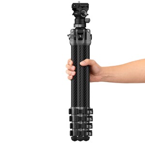 SMALLRİG - SmallRig AP255Pro 5477 Taşınabilir Karbon Fiber Video Tripodu (1)