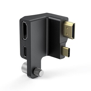 SmallRig - SmallRig AAA2700 BMPCC 4K Kafesi için HDMI ve Type-C Dik Açı Adaptörü (1)