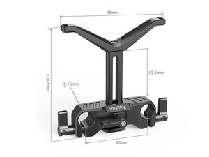 SmallRig BSL2681 15mm Rod Çubuk için Lens Desteği - Thumbnail