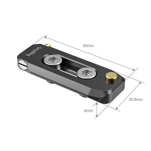 SmallRig BUN2468B Düşük Profilli NATO Rayı 50mm