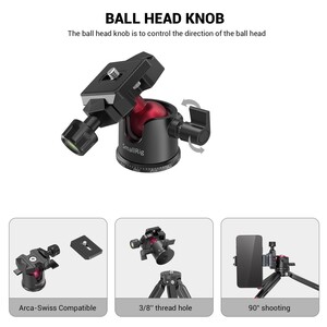 SmallRig BUT2664 Panoramik Top Kafalı Masa Üstü Mini Tripod - Thumbnail