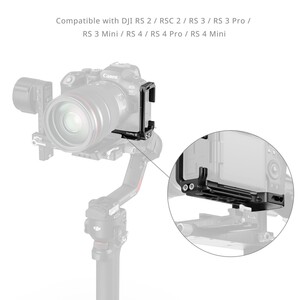 SmallRig Canon 5962 EOS R6 Mark III / R6 Mark II için AirTag Yuvalı L Şekilli Montaj Plakası - Thumbnail