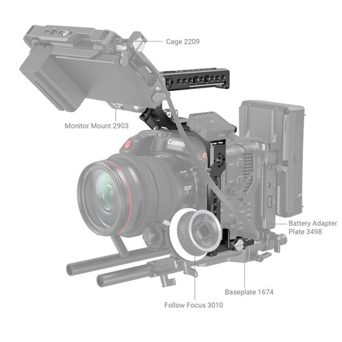 SmallRig Canon EOS C70 için El Kiti 3899