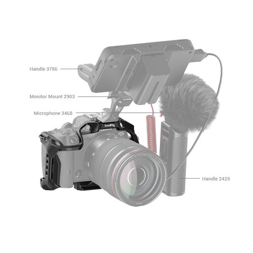 SmallRig Canon EOS R7 için Kara Mamba Kafesi 4003