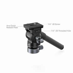 SmallRig - SmallRig CH20 Tesviye Tabanlı Video Kafası 4170 (1)