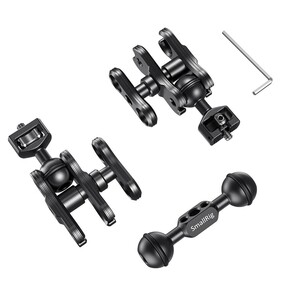 SmallRig - SmallRig 2109B Çift Başlı Bilyalı ve Uzatmalı Eklemli (1/4 ''-20 Vida) Kol (1)