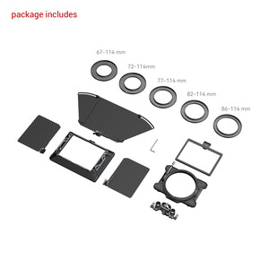 SmallRig Çok İşlevli Modüler Mat Kutu (Φ114mm) Temel Kit 3641 - Thumbnail