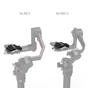 SmallRig DJI RS 2 / RSC 2 RS 3 / RS 3 Gimbal için Genişletilmiş Arca-Tipi Hızlı Çıkarma Plakası 3162 - Thumbnail