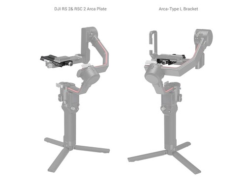 SmallRig DJI RS 2/RSC 2/Ronin-S / RS 3 / RS 3 Pro için Arca-Swiss ile Hızlı Çıkarma Plakası 3061