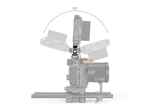 SmallRig 2905B Döner ve Eğimi Ayarlanabilir Metal Monitör Ayağı