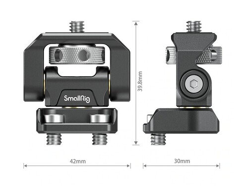 SmallRig 2904B Döner ve Eğimli Vidalı Monitör Tutucu