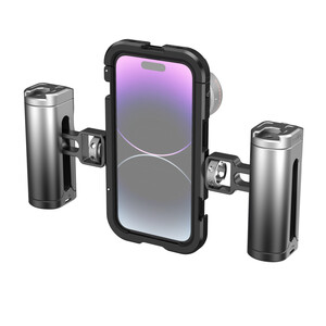 SmallRig iPhone 14 Pro için Mobil Video Kafes Kiti 4076 - Thumbnail