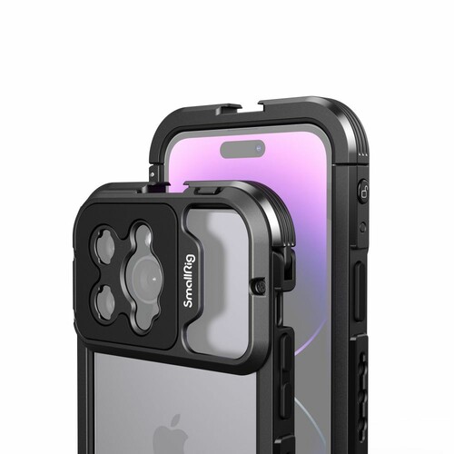 SmallRig iPhone 14 Pro için Mobil Video Kafesi 4075