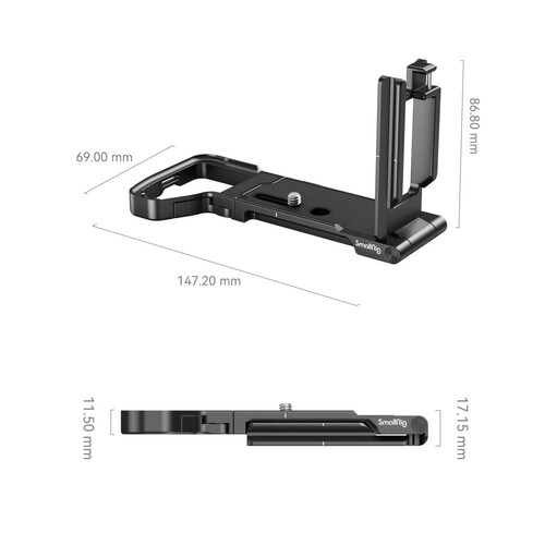 SmallRig Katlanabilir L Şeklinde Montaj Plakası Sony 7R V / 7 IV / 7S III 3984 için