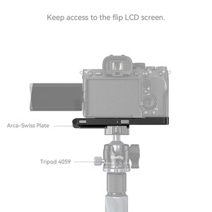 SmallRig Katlanabilir L Şeklinde Montaj Plakası Sony 7R V / 7 IV / 7S III 3984 için - Thumbnail