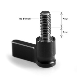 SmallRig M5 dişli siyah cırcırlı kelebek somun (13mm) 1566 - Thumbnail