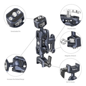 SmallRig 3875 Magic Arm (1/4”-20 Vida ve NATO Kelepçesi) - Thumbnail