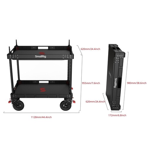 SmallRig MD5991 36'' Video Prodüksiyon Kamera Arabası (Lite)