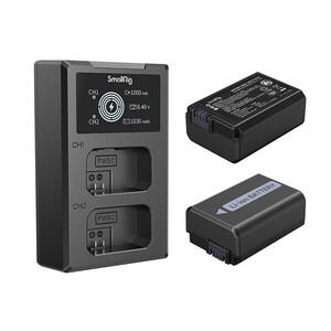SmallRig - SmallRig NP-FW50 Batarya ve Şarj Cihazı Kiti 3818 (1)