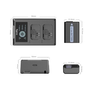 SmallRig NP-FW50 Batarya ve Şarj Cihazı Kiti 3818 - Thumbnail