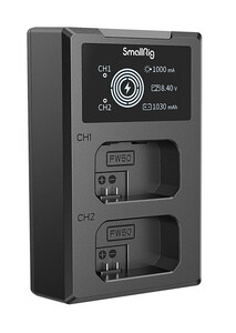 SmallRig - SmallRig NP-FW50 Çiftli Şarj Cihazı (4081)