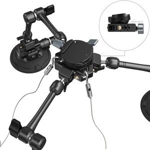 SmallRig SC-15K 3565 4 Kollu Vantuz Araç Çekimi için Kamera Montaj Kiti - Thumbnail