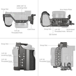 SmallRig Sony 5060 A6700 için HawkLock Hızlı Çıkarma Kafes Kiti - Thumbnail