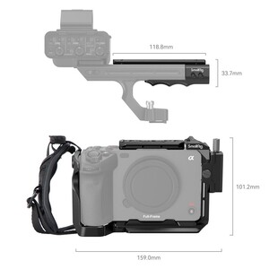 SmallRig Sony FX30 / FX3 4184 için Portatif Kafes Kiti - Thumbnail
