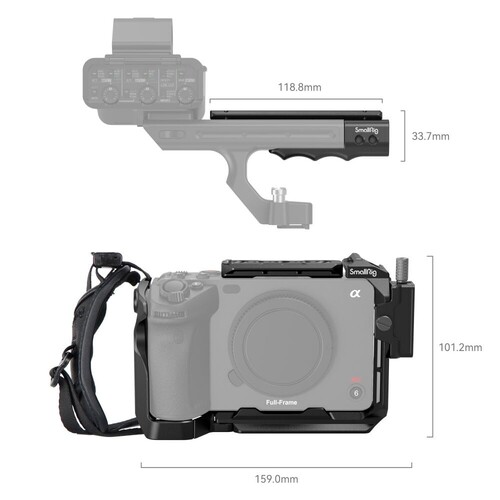 SmallRig Sony FX30 / FX3 4184 için Portatif Kafes Kiti