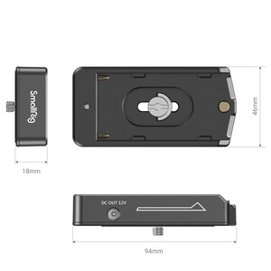 SmallRig Sony NP-F Serisi Piller için Adaptör Plakası 3018 - Thumbnail