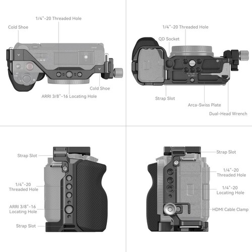 SmallRig Sony ZV-E1 için Kafes Kiti 4257