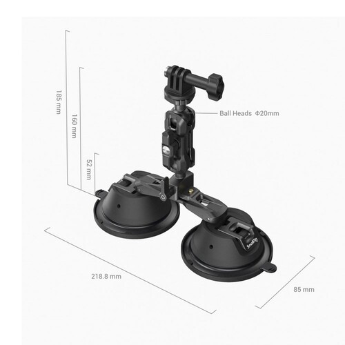 SmallRig Taşınabilir Çift Vantuz SC-2K 3566