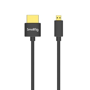 SmallRig - SmallRig Ultra Slim 4K HDMI Kablosu (D - A Micro) 55cm 3043