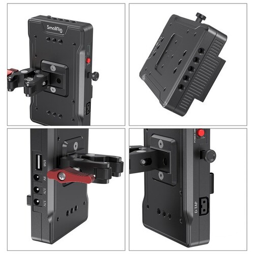 SmallRig V Montajlı Pil Adaptör Plakası Kelepçeli 3202