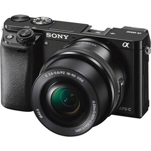 Sony - Sony A6000 16-50mm Aynasız Dijital Fotoğraf Makinesi-Siyah
