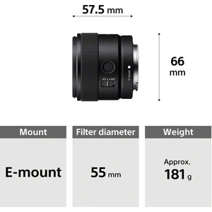 Sony E 11mm f/1.8 Lens - Thumbnail