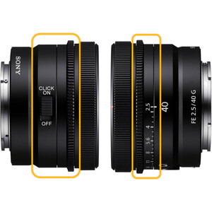 Sony FE 40mm f/2.5 G Lens - Thumbnail