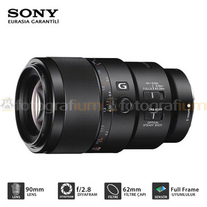 Sony SEL 90mm f/2.8 Macro G OSS Lens - Thumbnail